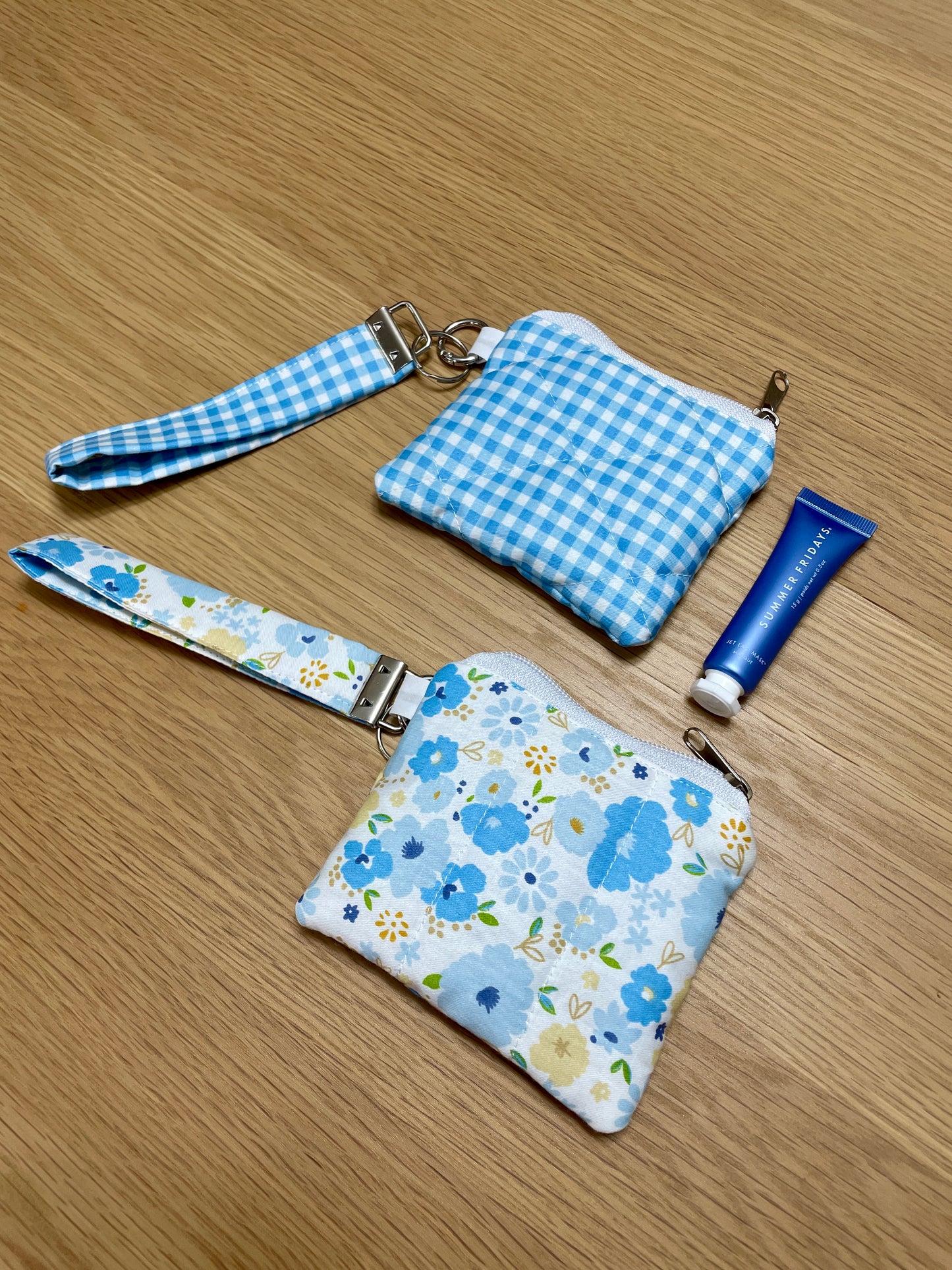 Handmade Quilted Wristlet + Wallet