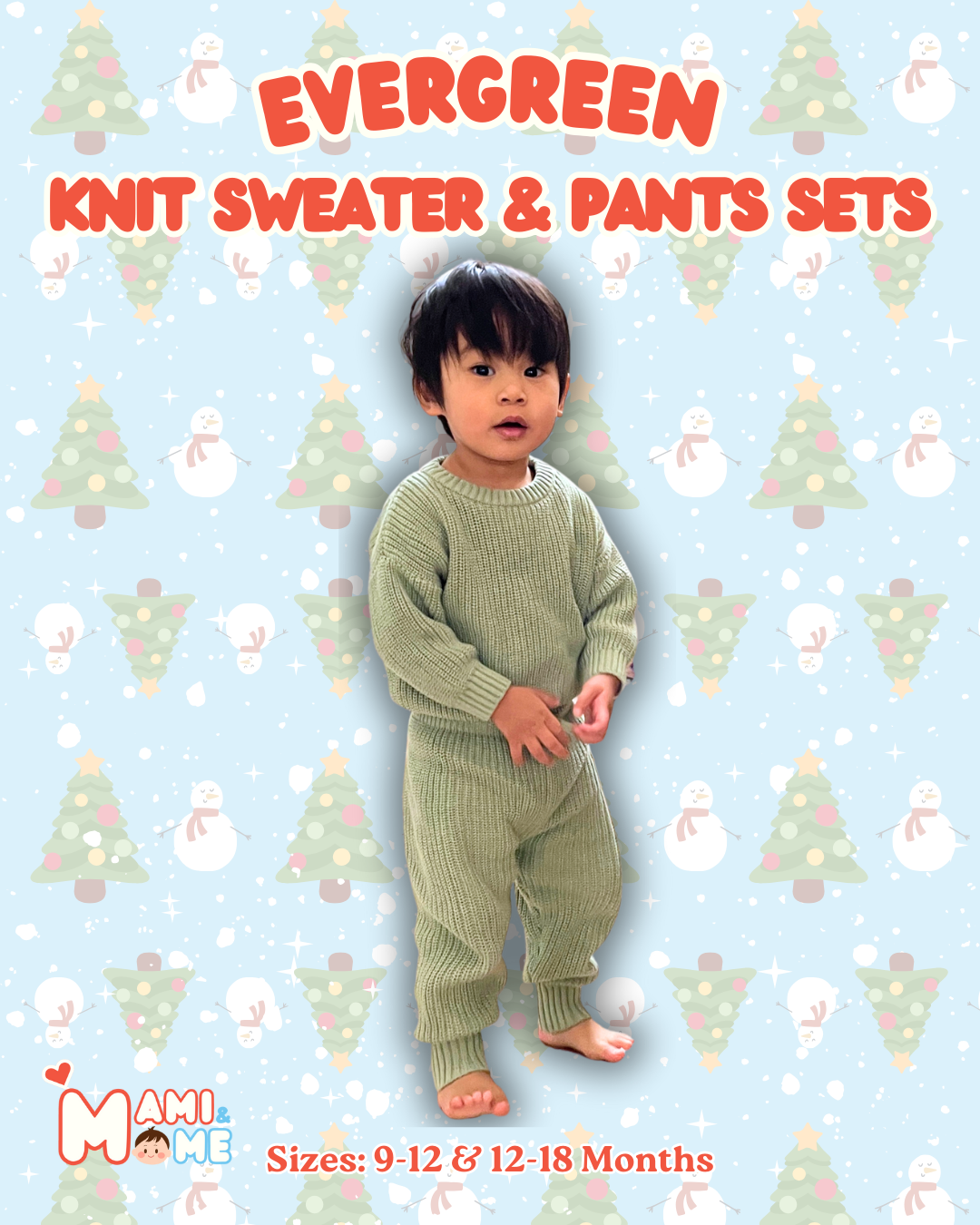 Evergreen Baby & Toddler Knit Sweater & Pants Set