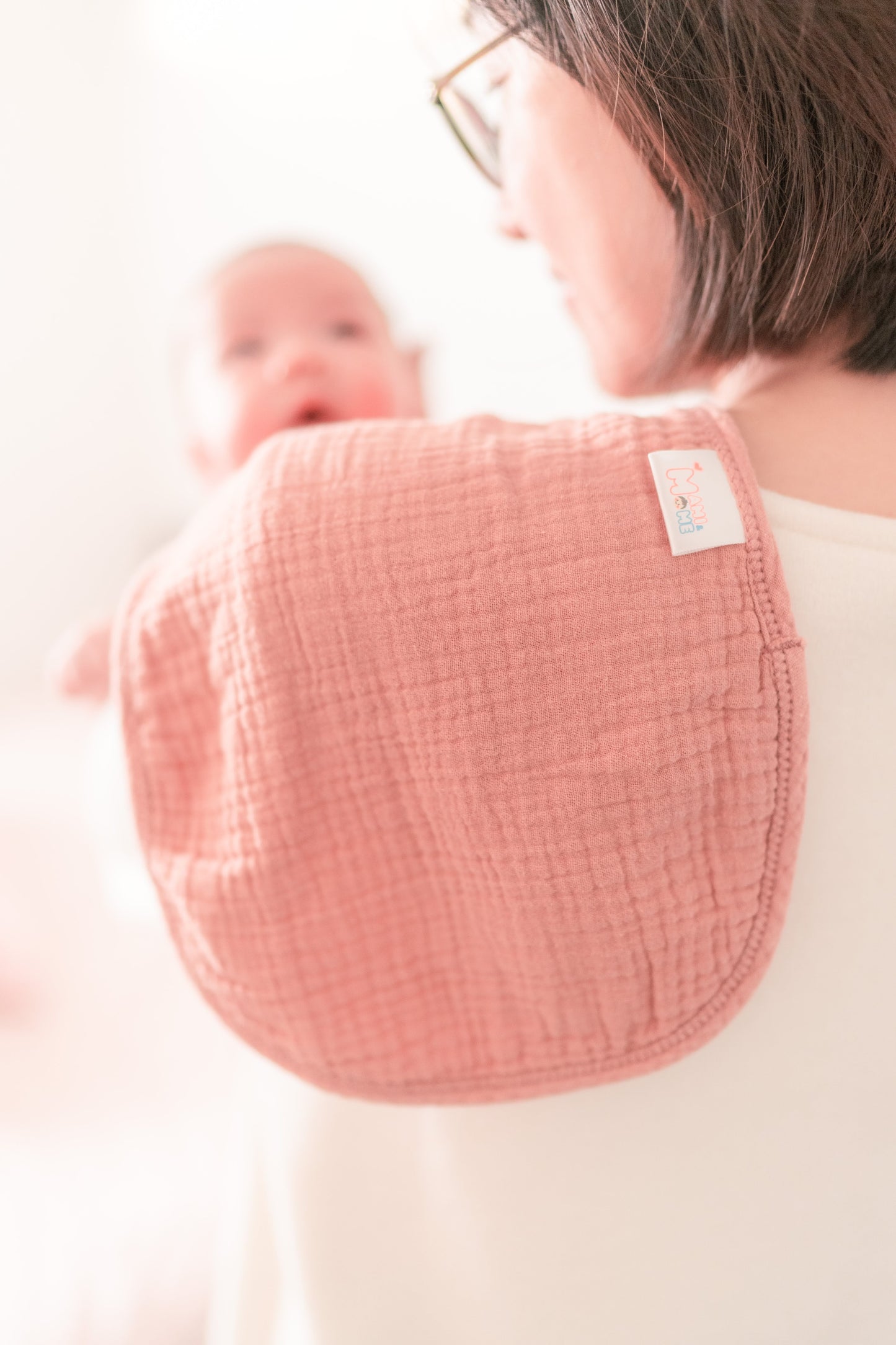 5-Piece Muslin Burping Cloths Gift Set