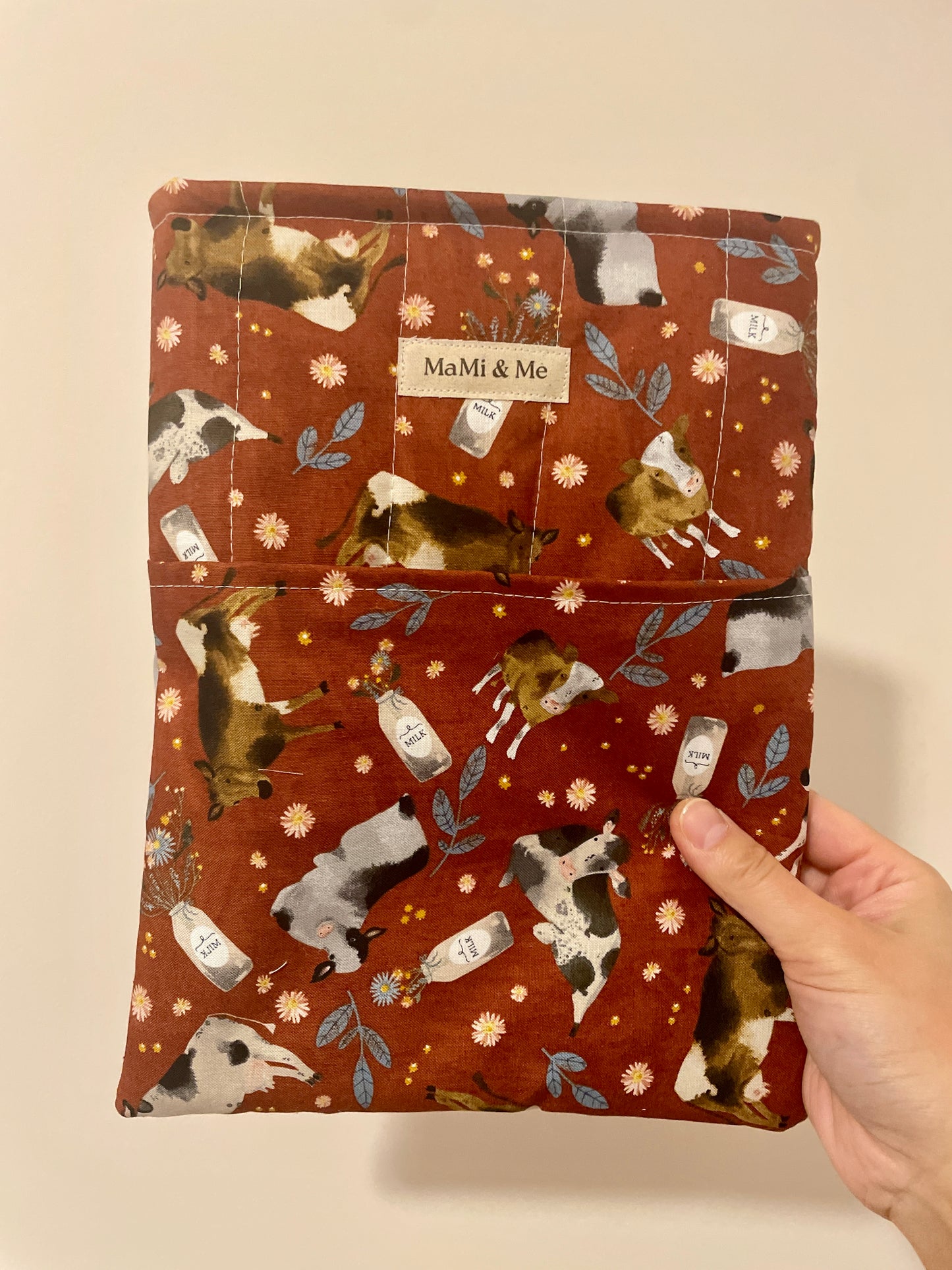 Small Quilted Booksleeve