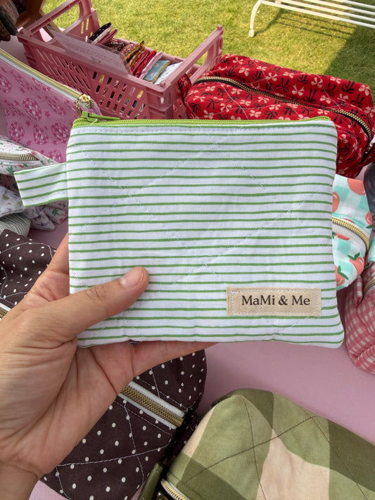 Green Stripe Wallet