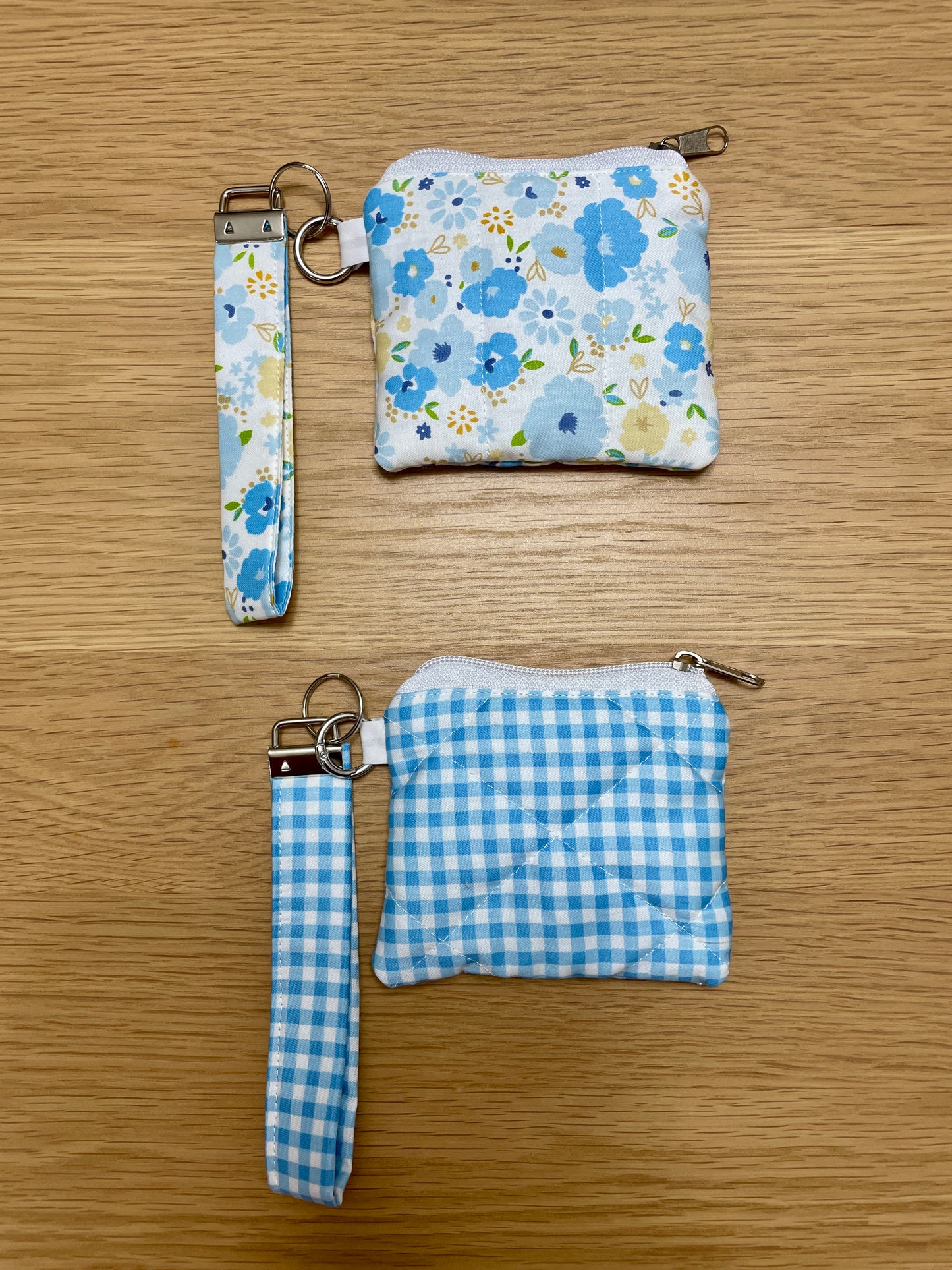 Handmade Quilted Wristlet + Wallet