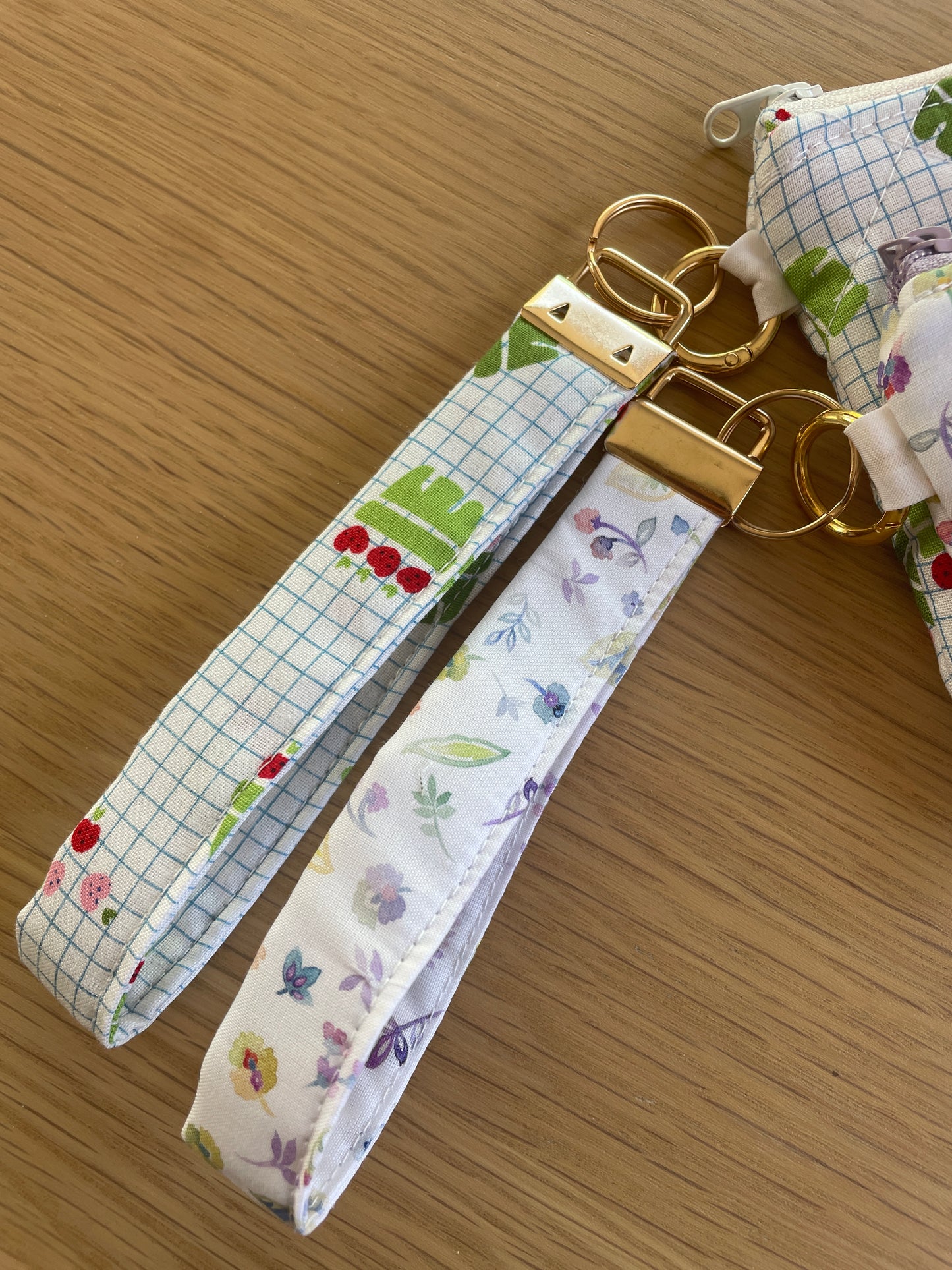 Handmade Quilted Wristlet + Wallet