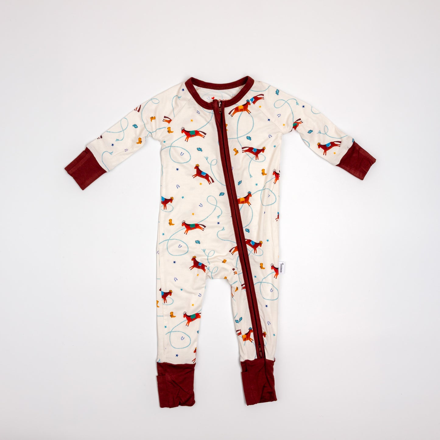 Little Rodeo Dreams Bamboo Zipper Pajamas