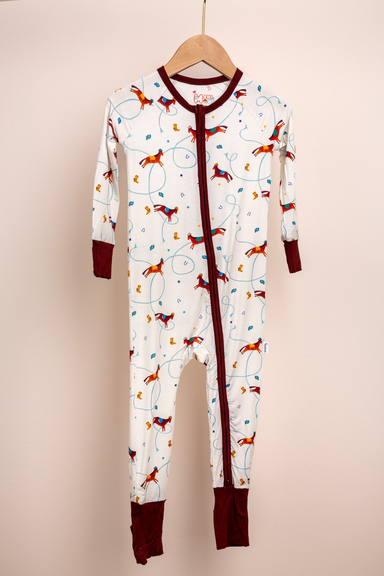 Little Rodeo Dreams Bamboo Zipper Pajamas